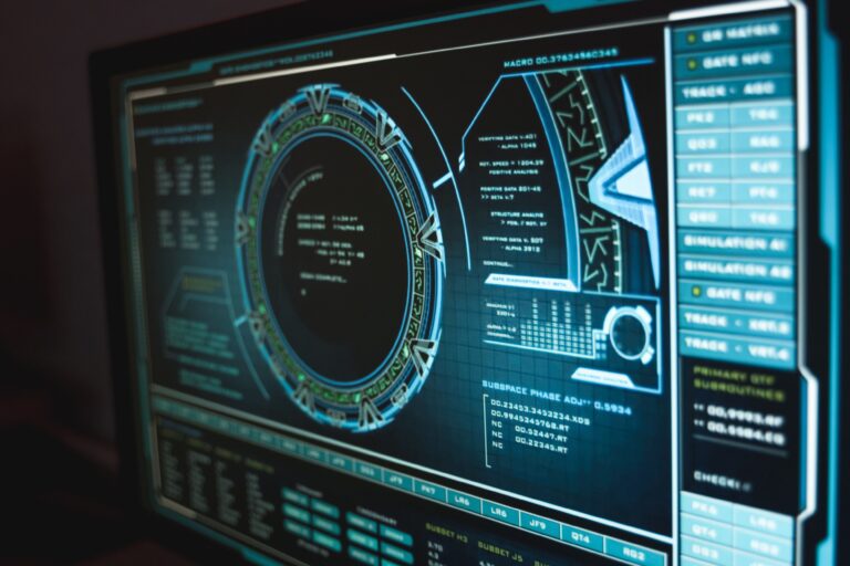 Nahaufnahme einer Cybersecurity-Datenvisualisierung am Bildschirm (Foto: Tima Miroshnichenko / Pexels)